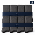 Mazboot Long Socks – Grey – 8 Pairs Pack
