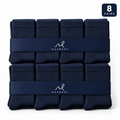 Mazboot Short Socks – Dark Blue – 8 Pairs Pack