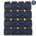 Mazboot Short Socks – Grey – 16 Pairs Pack