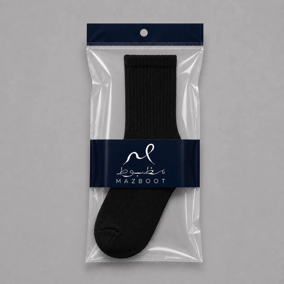 Mazboot Long Socks – Black – Single Pair