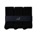 Mazboot Long Socks – Black – 3-Pair Pack