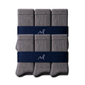 Mazboot Long Socks – Grey – 6-Pair Pack