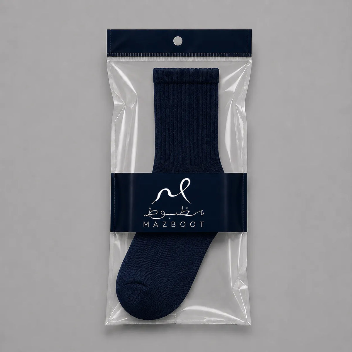 Mazboot Long Socks – Dark Blue – Single Pair