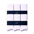 Mazboot Long Socks – White – 6-Pair Pack