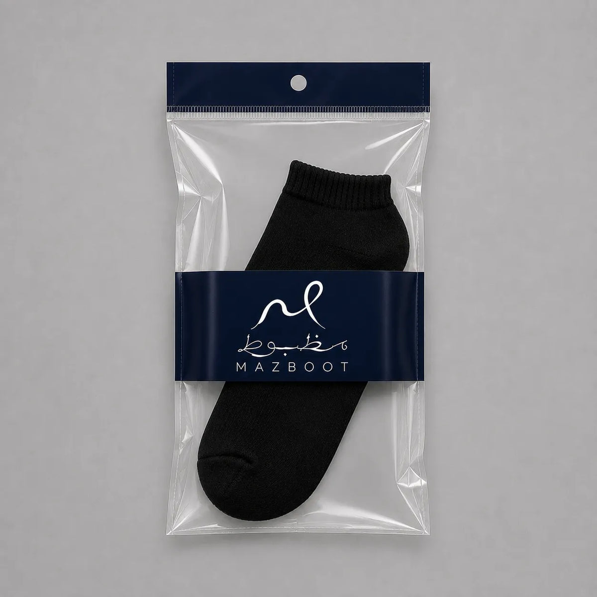 Mazboot Short Socks – Black – Single Pair