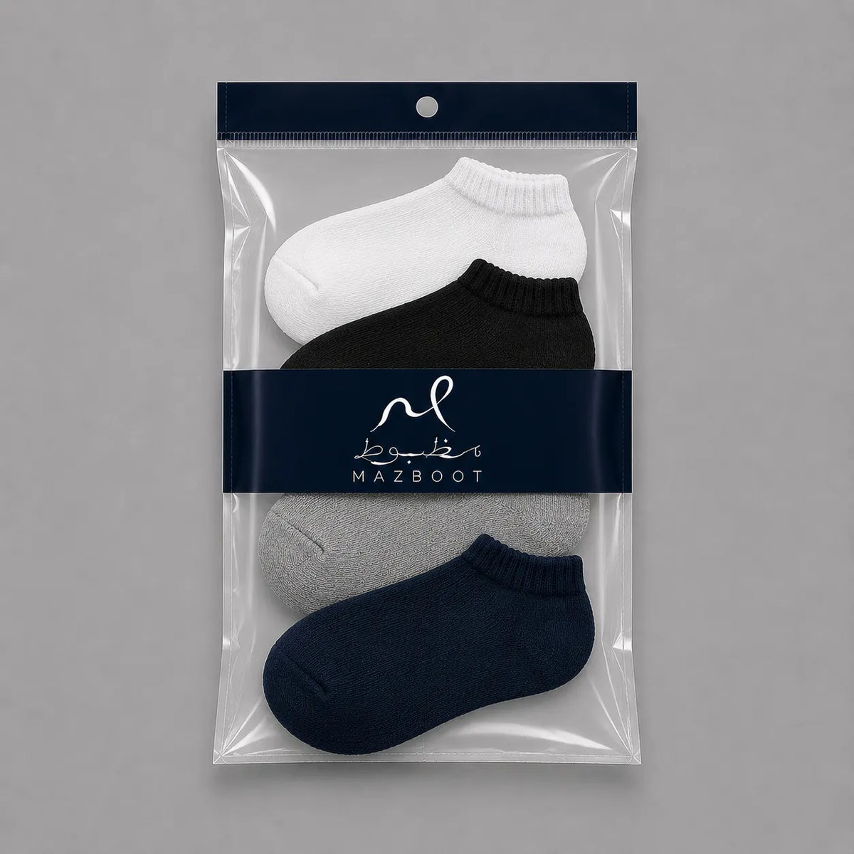 Mazboot Short Socks – All Colors Bundle – 4 Pairs